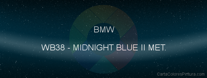 Pintura Bmw WB38 Midnight Blue Ii Met.