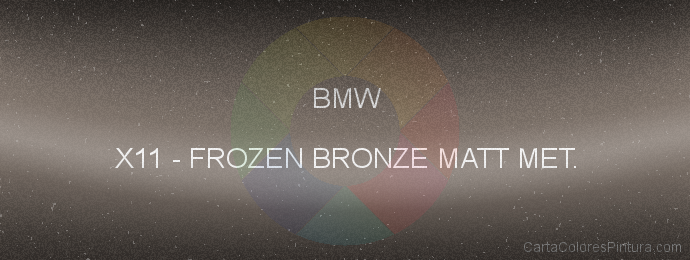 Pintura Bmw X11 Frozen Bronze Matt Met.