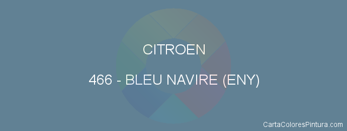 Pintura Citroen 466 Bleu Navire (eny)