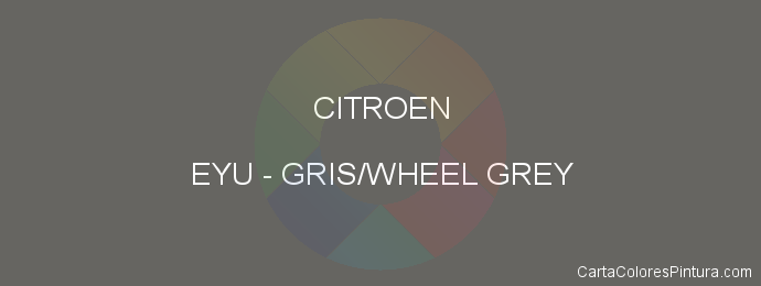 Pintura Citroen EYU Gris/wheel Grey