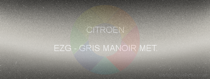 Pintura Citroen EZG Gris Manoir Met.