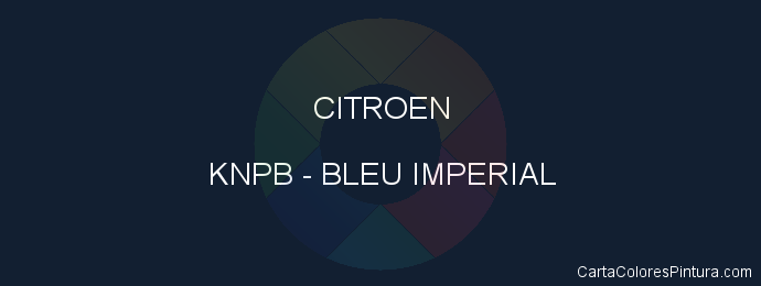 Pintura Citroen KNPB Bleu Imperial