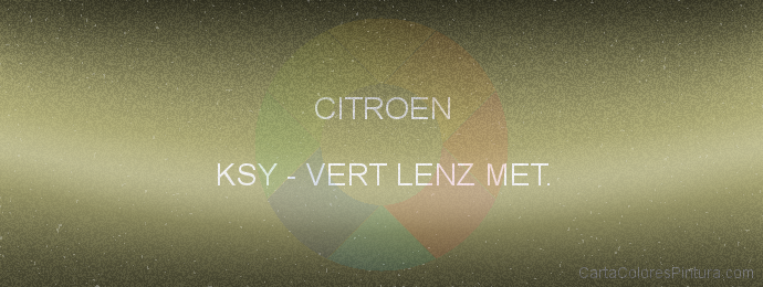 Pintura Citroen KSY Vert Lenz Met.