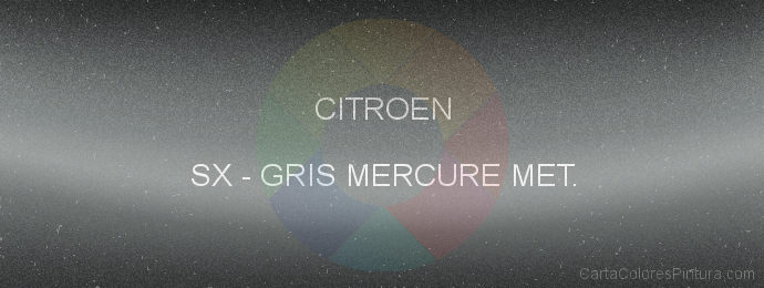 Pintura Citroen SX Gris Mercure Met.