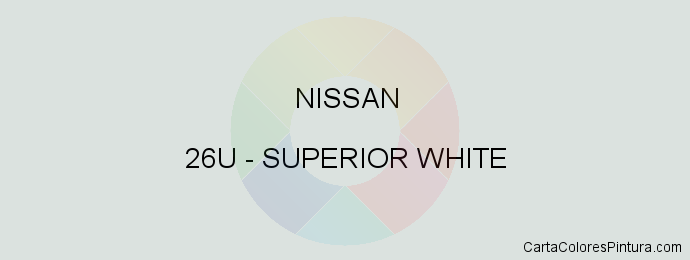 Pintura Nissan 26U Superior White