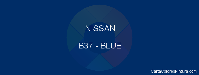 Pintura Nissan B37 Blue