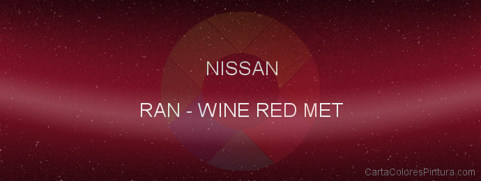 Pintura Nissan RAN Wine Red Met