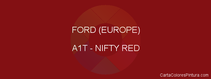 Pintura Ford (europe) A1T Nifty Red