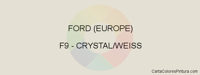 Pintura Ford (europe) F9 Crystal/weiss