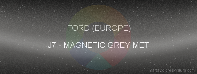 Pintura Ford (europe) J7 Magnetic Grey Met.