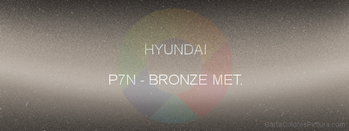 Pintura Hyundai P7N Bronze Met.