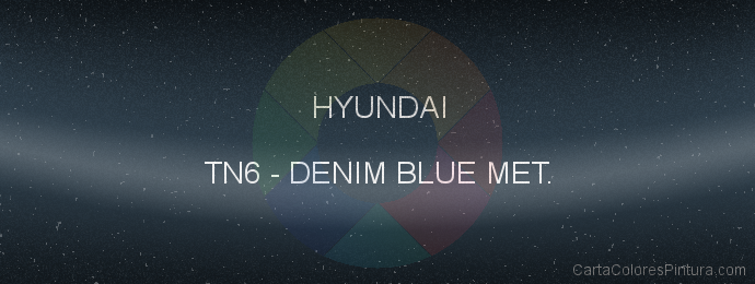 Pintura Hyundai TN6 Denim Blue Met.