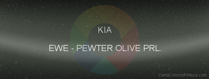 Pintura Kia EWE Pewter Olive Prl.