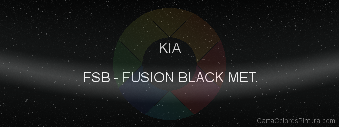 Pintura Kia FSB Fusion Black Met.