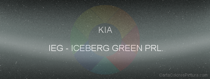 Pintura Kia IEG Iceberg Green Prl.