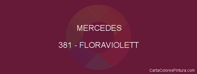 Pintura Mercedes 381 Floraviolett