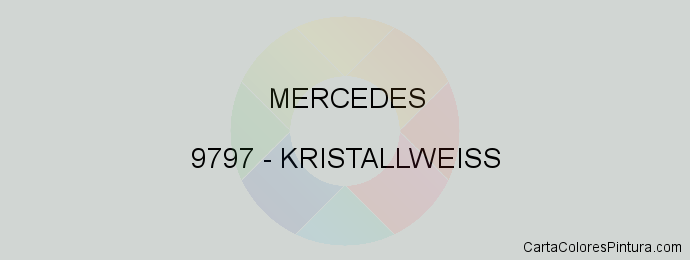 Pintura Mercedes 9797 Kristallweiss