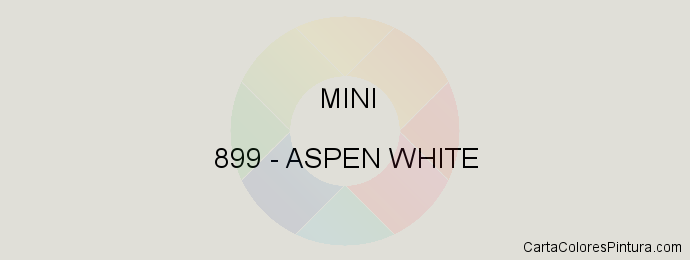 Pintura Mini 899 Aspen White