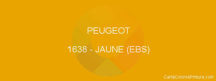 Pintura Peugeot 1638 Jaune (ebs)