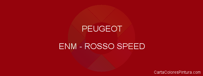 Pintura Peugeot ENM Rosso Speed