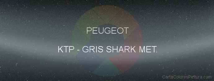 Pintura Peugeot KTP Gris Shark Met.