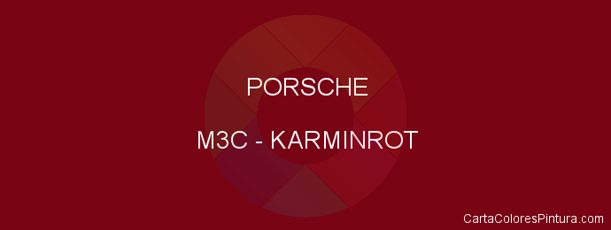 Pintura Porsche M3C Karminrot