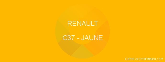 Pintura Renault C37 Jaune