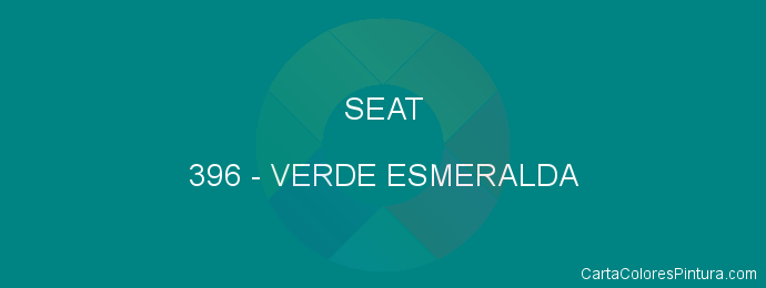 Pintura Seat 396 Verde Esmeralda