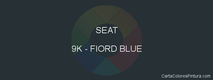 Pintura Seat 9K Fiord Blue