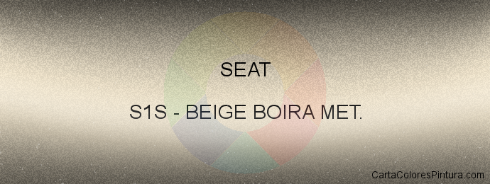 Pintura Seat S1S Beige Boira Met.