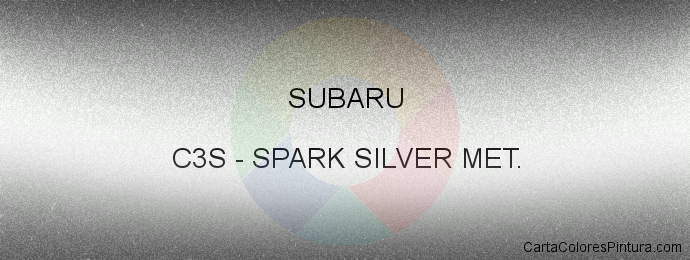 Pintura Subaru C3S Spark Silver Met.