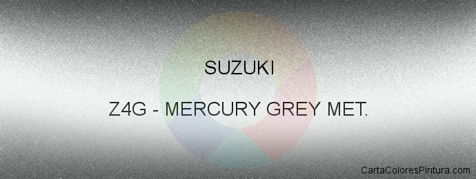 Pintura Suzuki Z4G Mercury Grey Met.