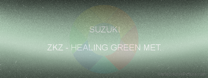 Pintura Suzuki ZKZ Healing Green Met.