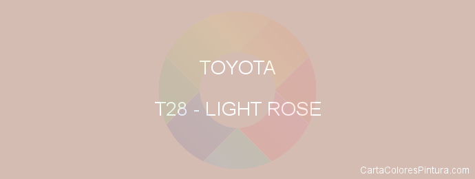 Pintura Toyota T28 Light Rose