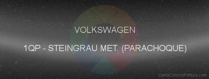 Pintura Volkswagen 1QP Steingrau Met. (parachoque)