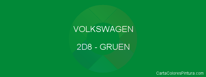 Pintura Volkswagen 2D8 Gruen