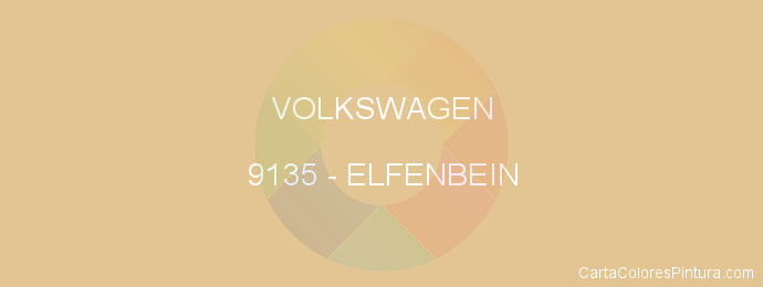 Pintura Volkswagen 9135 Elfenbein