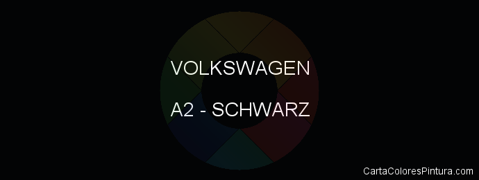 Pintura Volkswagen A2 Schwarz