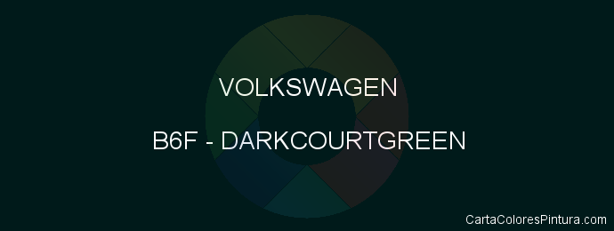 Pintura Volkswagen B6F Darkcourtgreen