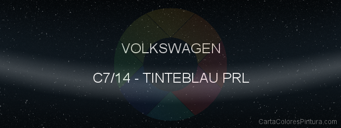 Pintura Volkswagen C7/14 Tinteblau Prl