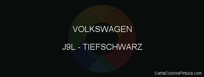 Pintura Volkswagen J9L Tiefschwarz