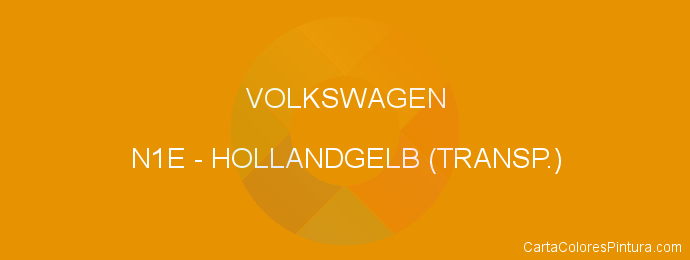 Pintura Volkswagen N1E Hollandgelb (transp.)