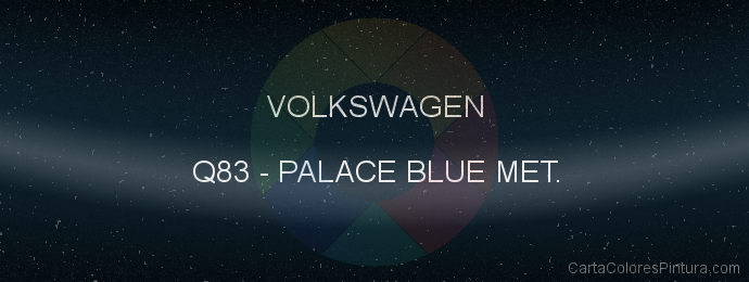 Pintura Volkswagen Q83 Palace Blue Met.