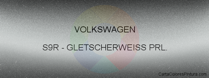 Pintura Volkswagen S9R Gletscherweiss Prl.