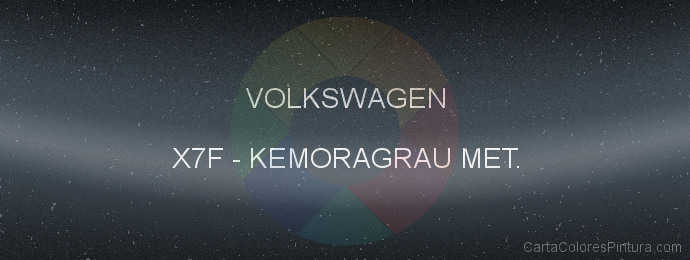 Pintura Volkswagen X7F Kemoragrau Met.