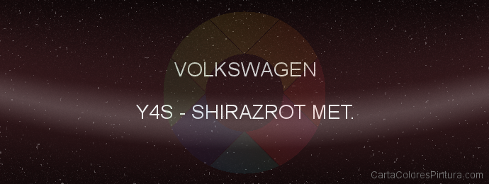 Pintura Volkswagen Y4S Shirazrot Met.