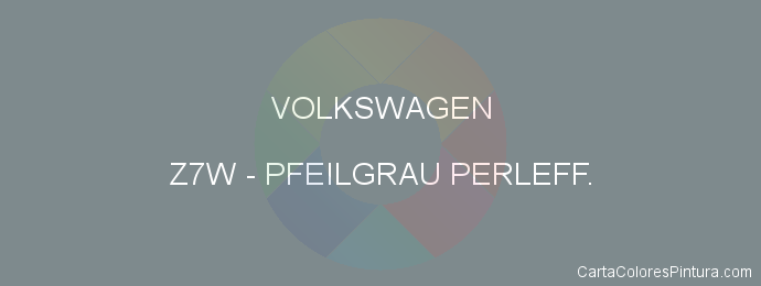 Pintura Volkswagen Z7W Pfeilgrau Perleff.