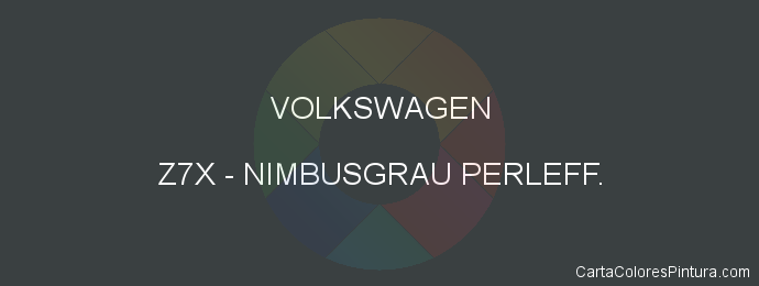 Pintura Volkswagen Z7X Nimbusgrau Perleff.