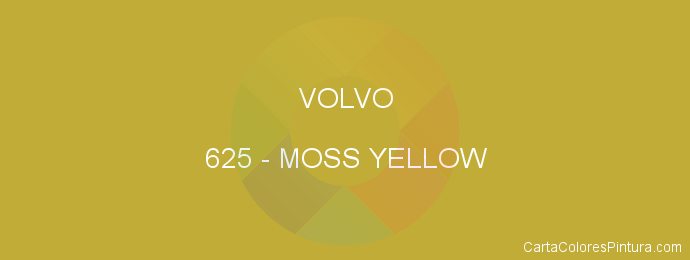 Pintura Volvo 625 Moss Yellow