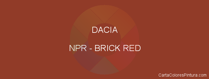 Pintura Dacia NPR Brick Red